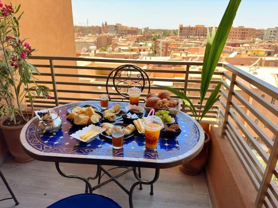 Appart Majorelle Terrasse Wifi Centre Ville مراكش المظهر الخارجي الصورة