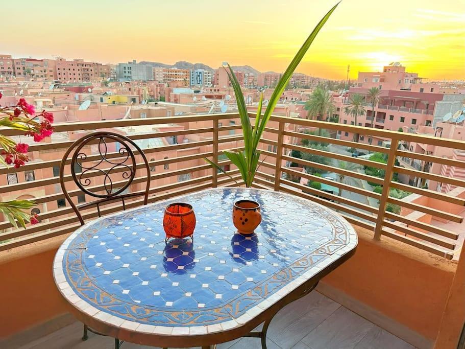Appart Majorelle Terrasse Wifi Centre Ville مراكش المظهر الخارجي الصورة