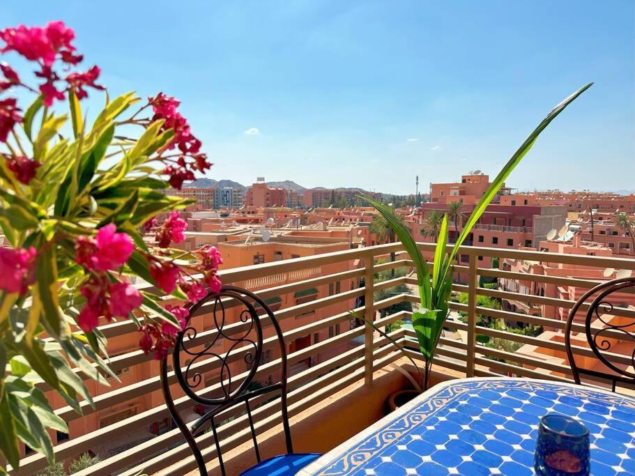 Appart Majorelle Terrasse Wifi Centre Ville مراكش المظهر الخارجي الصورة
